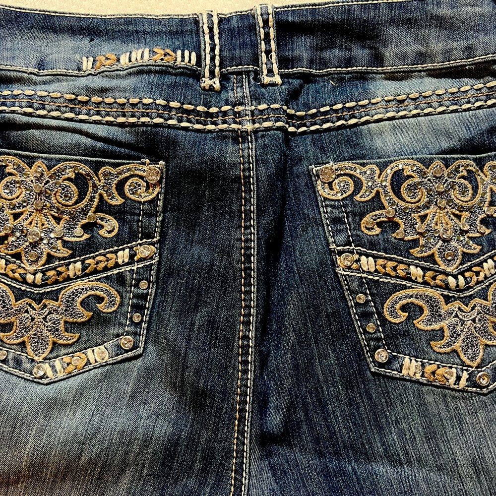 VINTAGE CATO JEANS FLARE WIDE LEG 18W